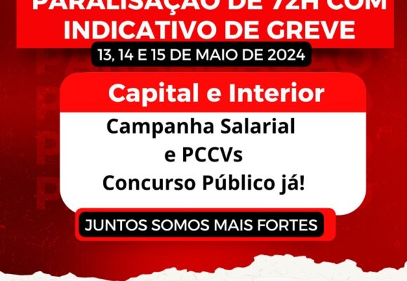 Servidores da Saúde da Bahia anunciam paralisação de 72 horas nesta segunda; em Itabuna sindicato convoca assembleia para decidir estado de greve