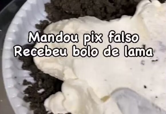 Confeiteira de Itabuna recebe pix falso e ‘dá o troco’ com bolo de lama