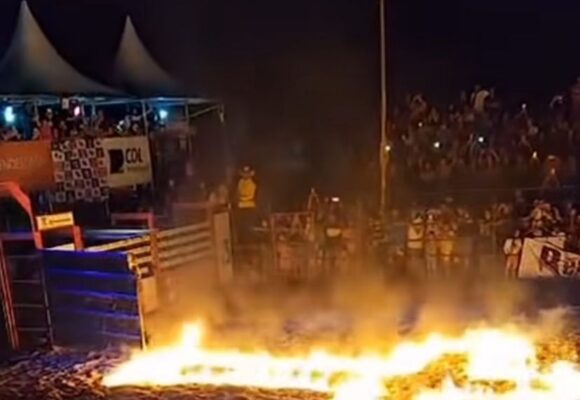 Dez pessoas ficam feridas após explosão de fogos durante exposição agropecuária em Itapetinga