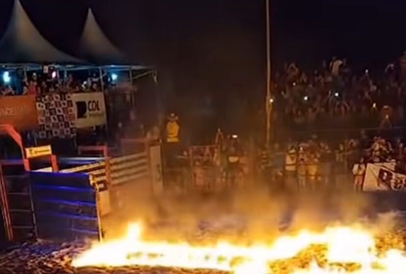 Dez pessoas ficam feridas após explosão de fogos durante exposição agropecuária em Itapetinga