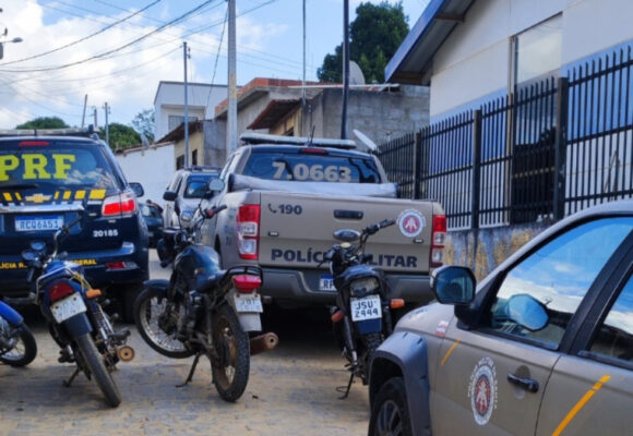 Quatro motocicletas com sinais de adulteração foram apreendidas em Iguaí