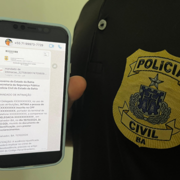 Polícia Civil da Bahia passa a enviar intimações via WhatsApp