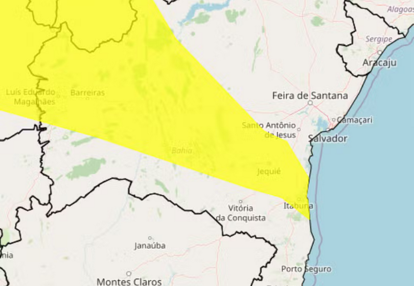 Itabuna, Ilhéus e mais 19 cidades da região cacaueira estão com risco de chuvas intensas durante o final de semana