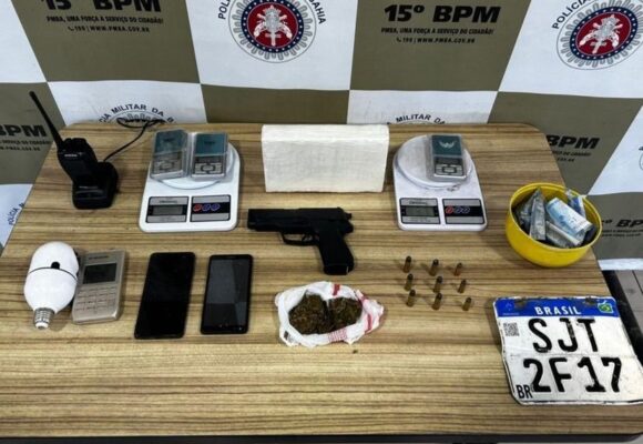 Polícia apreende simulacro e drogas em Itabuna durante a Operação Força Total